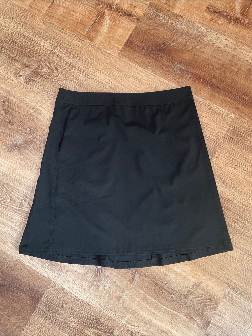 Ripskirt Hawaii Length 2 Skirt Medium Black Hook & Loop Cover Up Casual Pockets#